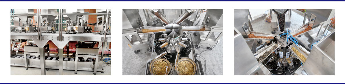 ??? ????? ?????? ??? ????? ????????? ?? ????? ????? ?????? ??????? ??????? High Productivity Mixing Products Packing Machine with Multihead Weigher for Snacks Food